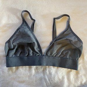 Sieve Triangle Bra - Blue - Wirefree - 32D 32DD 34C 34D